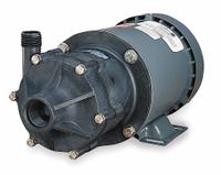 LITTLE GIANT Magnetic Drive Pump: Glass-Filled Polyphenylene, 1/2 hp Horsepower, Single Phase, FNPT (MPN 586604). Key specifications — Gasket Material: FKM; Nameplate Voltage: 115/230V AC; Impeller Material: Glass-Filled Polyphenylene Sulfide; Brand: LITTLE GIANT.