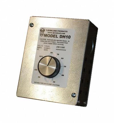 TJERNLUND Dehumidistat: Wall Mount, Dehumidifier Control Compatible / Humidifier Control Compatible - Humidifier & Dehumidifier Controls