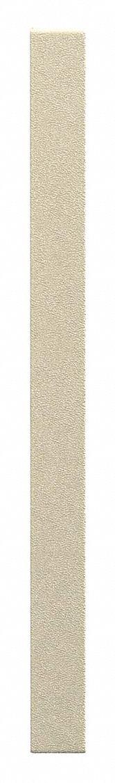 ASI GLOBAL PARTITIONS Partition Column: Plastic Polymer, Pebble, Cream, 82 in Ht, 6 in Wd - Pilasters for Bathroom Partitions