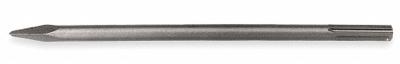 DEWALT Chisel Bit: 1 in Head Wd, 12 in Overall Lg, 45/64 in Shank Dia - Chisel Bits for SDS-Max Hammer Drills