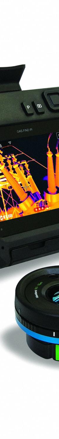 FLIR Gas Imaging Camera: 25° x 19°, SD Card/USB/Wireless, 640 x 480, Digital Display/Sound (MPN FLIR GF77-LR-6LR-HR-6HR). Key specifications — Focus Method: Manual; Manufacturer Part Number: FLIR GF77-LR-6LR-HR-6HR; Brand: FLIR; Field of View: 25° x 19°; Intrinsic Safety: Not Specified Intrinsically Safe; Lens Angles Included: 6.4°, 25°; Features_Broad: Interchangeable Lens; Lens Types_ Broad: High-Range Lens.