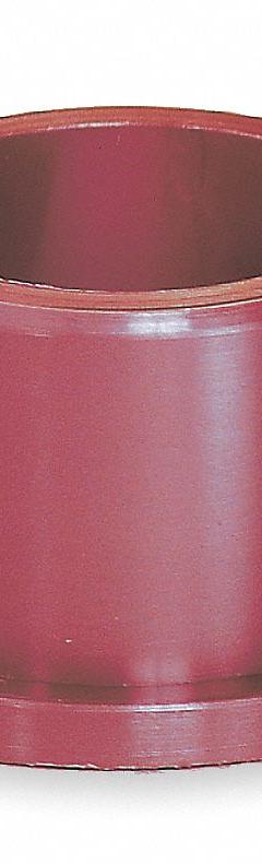 IGUS Flanged Sleeve Bearing: Polymer, 5/8 in Bore, 3/4 in OD, 1 in Overall Lg, 1 in Flange Dia, 5 PK (MPN RFI-1012-16). Key specifications — Brand: IGUS; Color: Dark Red.
