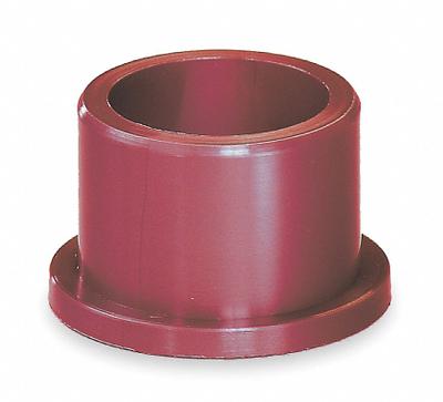 IGUS Flanged Sleeve Bearing: Polymer, 5/8 in Bore, 3/4 in OD, 1 in Overall Lg - Low-Friction Plastic Flanged Sleeve Bearings