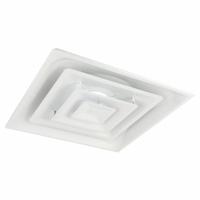 Diffuser: Ceiling, 23 3/4 in H, 23 3/4 in W, Lay-In, 6 in Duct, Steel, Square Cone, White (MPN 4MJV2). Key specifications — Insulated: No; Adjustable Blades: No; Color: White; Brand: APPROVED VENDOR; Mounting Location: Ceiling.