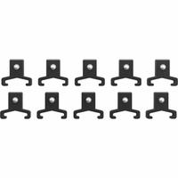 MILWAUKEE Socket Rail Clip: Black, 1 3/16 in Overall Wd, 2 in Overall Lg, Plastic (MPN 49-66-6741). Key specifications — attr1125348: Plastic; attr1125346: MILWAUKEE; attr1125347: Black.
