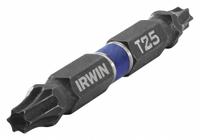 IRWIN Double Ended Driver Bit: Imperial, Impact, T25 – Torx® Bit Size and Type Side 1, Std, 2 PK (MPN IWAF32DETX252). Key specifications — attr1132179: Hex; attr1110551: IRWIN; attr1132174: S2 Steel.