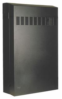 HUBBELL PREMISE WIRING Commercial Cabinet: 2 Rack Units, 32 1/4 in x 24 1/4 in x 7 in, Wall Mount (MPN RE2B). Key specifications — Brand: HUBBELL PREMISE WIRING; Includes: Rear Section; Material: Steel; Features_Broad: REBOX Series; Remote Equipment Cabinet.