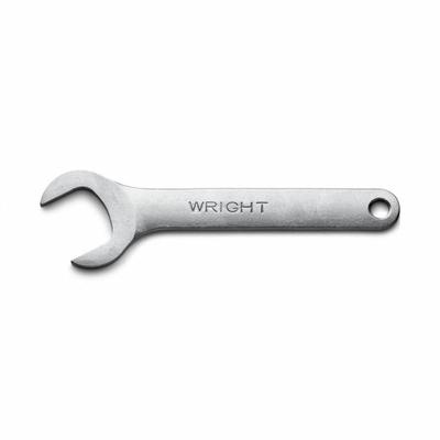 WRIGHT Open End Wrench: Steel, Satin, 1 1/8 in Head Size, 7 1/4 in Overall Lg - SAE, Single End, Open End Service Wrenches