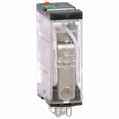 SCHNEIDER General Purpose Relay: Socket Mounted, 15 A Current Rating, 120V AC, SPDT - Socket-Mounted Relays