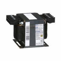 SCHNEIDER ELECTRIC Control Transformer: 600V AC, 120V AC, Plate, 250 VA, Single Phase (MPN 9070T250D5). Key specifications — Brand: SCHNEIDER; Input Voltage: 600V AC; Mounting Location: Plate; Output Voltage: 120V AC; Phase: Single.