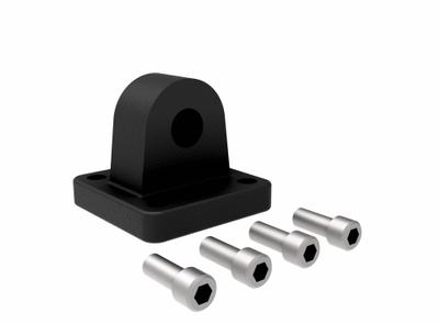 ARO Attachable Mounting Kit: Attachable Mounting Kit, Eye Bracket, Fits 1 1/2 in Bore Dia - Eye Bracket Mounting Hardware
