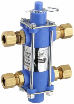 HANKISON Air/Liquid Bypass Valve: Metal/Plastic, Rubber, 35 scfm, 200 psig Max Op Pressure (MPN 1701-2)