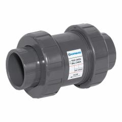 HAYWARD Ball Check Valve: Ball, Inline Valve Body, CPVC, 2 1/2 in Pipe Size, Flange x Flange, EPDM (MPN TC2250F). Key specifications — Brand: HAYWARD.