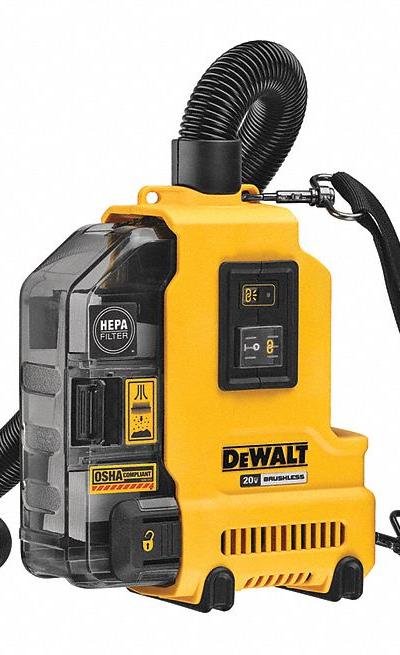 DEWALT Dust Extractor: Cordless - DEWALT Cordless Dust Extractors