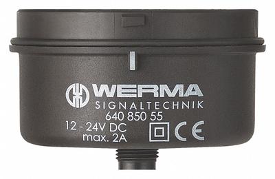 WERMA Terminal Element: Tower Light Adapter, For KombiSIGN 71, 2 5/16 in Overall Ht - Terminals for Modular Tower Lights