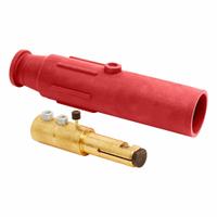 Single Pole Inline: Male, Red, 600V AC/600V DC, 600 A, Double Set Screw Termination, 17 Series (MPN 17D22-SR). Key specifications — Gender: Male; Series: 17; Brand: LEVITON.