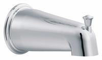 CFG Bathtub Spout with Pull Up Diverter: 1/2 in Connection Size, Slip-Fit Connection, Chrome Finish (MPN 41911). Key specifications — Tub Spout Connection Type: Slip-Fit; Trim Finish: Chrome; Tub Spout Material: Zinc; Brand: CFG.