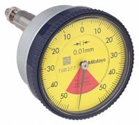 MITUTOYO Back Plunger Dial Indicator: 0 mm to 1 mm, Metric, Back Plunger, 0.014 mm Accuracy (MPN 1960A). Key specifications — attr1184168: 1960A; attr1184178: 50-0-50; attr1184223: MITUTOYO; attr1200883: Back Plunger Dial Indicator; attr1184173: AGD 1; attr1184177: 0.014 mm; attr1184208: Certificate of Inspection.