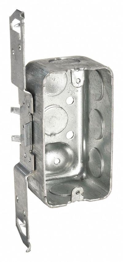 RACO Electrical Box: Steel, Steel Material & Nominal Size, 1 Gangs, 1 7/8 in Box Dp - Handy Electrical Boxes
