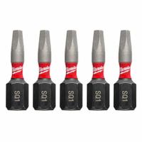 MILWAUKEE Insert Bit: Insert Bit, Imperial, #1 Bit Size, S1 Bit Industry Size, Std, Hex, 5 PK (MPN 48-32-4621). Key specifications — attr1119721: Standard; attr1119722: MILWAUKEE; attr1119715: Alloy Steel; attr1119719: Hex; attr1202622: #1.