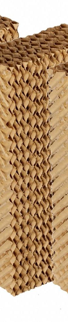 HESSAIRE Evaporative Cooler Media: Cellulose, 24 in x 12 in x 6 in, 24 in Ht, 12 in Wd, 3 Pads, 3 PK (MPN P24X12X6-3). Key specifications — Brand: HESSAIRE.