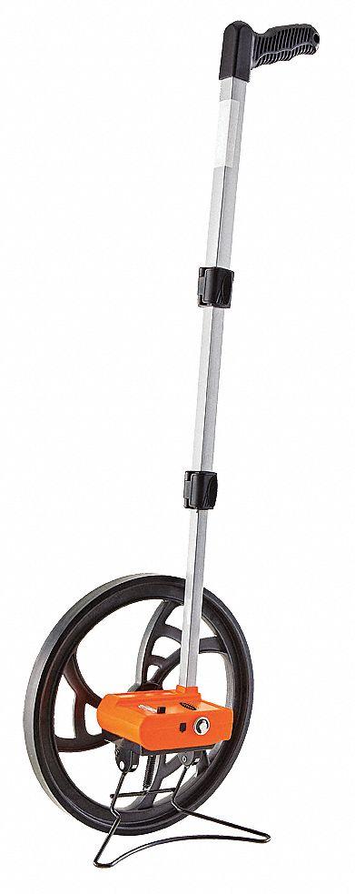 KESON Measuring Wheel: 9,999 ft Range, Fixed Handle Handle, Spoked Single Wheel - Mechanical Outdoor Measuring Wheels