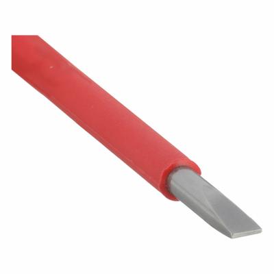 WERA Insulated Slotted Screwdriver: Kraftform, 1/8 in Tip Size, Std Lg, 6 in Overall Lg - Insulated Slotted Screwdrivers