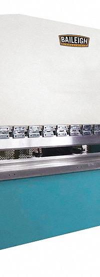 BAILEIGH INDUSTRIAL Sheet Metal Brake: Press Brake, Corded, Electric, Foot Pedal, 220V AC, 230V AC (MPN BP-22413CNC). Key specifications — attr76311: BAILEIGH INDUSTRIAL.