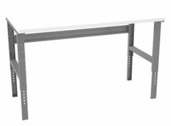 TENNSCO Workbench: Adj Ht, Laminate, 72 in x 36 in, 750 lb Overall Load Capacity, Gray (MPN WBAT-1-3672P). Key specifications — Brand: TENNSCO.