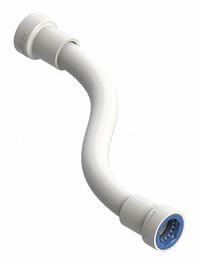 HYDRORAIN Coupling: 1/2" Push x 1/2" Push, ABS Plastic, 150 psi Max Working Pressure, 1.5 in Wd (MPN 06002). Key specifications — attr1069071: 1/2" Push x 1/2" Push; attr1069078: ABS Plastic; attr1069080: Flexible Coupling.