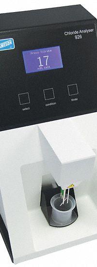 COLE-PARMER Automatic Digital Titrator: Colorimetric, 1, (2) Electrodes/(3) Anodes, 50/60 Hz (MPN 0265620). Key specifications — Manufacturer Part Number: 0265620; Operating Frequency: 50/60 Hz; Measurement Components Included: (2) Electrodes; Reagent Delivery Method: Automatic; Reagents and Solutions Included: 200 mg/L Chloride Standard (100 mL); Operating Voltage: 120 to 220V AC; Measurement Method: Colorimetric; Brand: COLE-PARMER.
