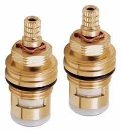 ADVANCE TABCO Cartridge: For Advance Tabco Series, Use with Hot/Cold Water, Brass, Unfinished, 2 PK (MPN K-07). Key specifications — Compatible Series: Advance Tabco; For Water Temperature: Hot/Cold; Compatible Brand: Advance Tabco; Product Type: Cartridge; Includes: Hot and Cold Cartridges; Material: Brass.