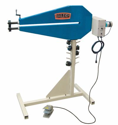 BAILEIGH INDUSTRIAL Bead Roller: Corded, 36 in Throat Dp - Electric Bead Rollers
