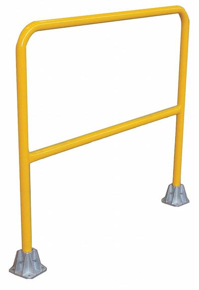 APPROVED VENDOR Handrail Section: Toe Board Not Included, Floor Mounted Rail Mounting, Round - Handrail Lengths