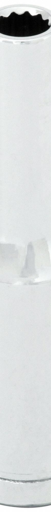 WESTWARD Socket: Metric, 1/4 in Drive Size, 4.5 mm Socket Size, 12-Point, Deep, Chrome, Socket (MPN 10E880). Key specifications — attr1204417: WESTWARD; attr1204392: Chrome.