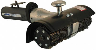 AURAND Air Powered Scarifier: Palm-Grip, 8 in Cleaning Area, 3/4 hp, 9 lb Tool Wt - Palm-Grip Handheld Air-Powered Scarifiers