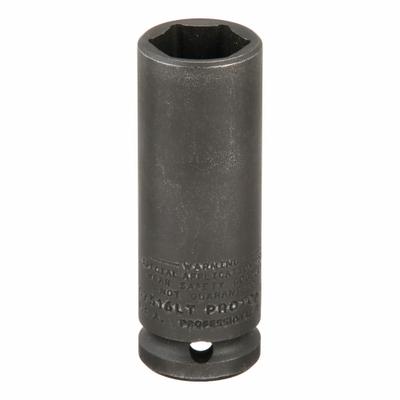 PROTO Impact Socket: 3/4 in Drive Size, SAE, 1 in Socket Size, 6-Point, Deep - Thin Wall Impact Sockets