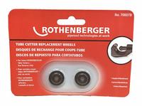 ROTHENBERGER Replacement Cutter Wheel: Cuts Aluminum/Copper, 2 (MPN 70007B). Key specifications — attr424303: Aluminum; attr522331: Replacement Cutter Wheel; attr424296: ROTHENBERGER; attr549253: 2.