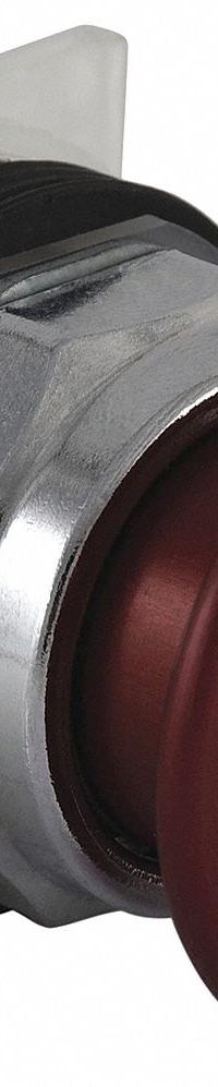 SCHNEIDER Mushroom Head Push Button: Red, 30 mm Mounting Size, Metallic, Maintained (MPN 9001KR9RM94). Key specifications — Brand: SCHNEIDER; Action: Maintained; Series: 9001K; Push Button Material Type: Metallic.