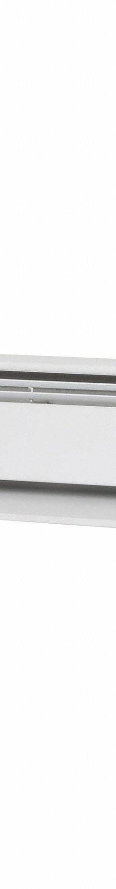 MARKEL Electric Baseboard Heater: Commercial Grade, 1000 W, Thermostat Included, White, 120 V (MPN 3710E-048T). Key specifications — Thermostat Included: Thermostat Included; Duty Rating: Commercial Grade; Housing Style: Conventional; Wattage Output: 1000 W; Housing Color: White; Voltage: 120 V; Brand: MARKEL.