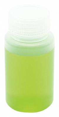 APPROVED VENDOR Laboratory Bottle: Polypropylene, 125 mL, 4 fl oz, Closure Included, Colorless (MPN 8TLK0). Key specifications — Brand: APPROVED VENDOR; Graduated: No; Body Color: Colorless.