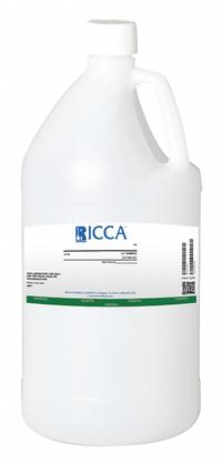 RICCA CHEMICAL Buffer - pH 4.00: Lab, 4 L Volume, Liquid, pH 3.99 to 4.01, Plastic, Bottle, 1 (MPN R1500000-4A). Key specifications — Brand: RICCA CHEMICAL; CAS Number: 877-24-7; Chemical Family Type: Buffer; Chemical Grade: Lab; Concentration: pH 3.99 to 4.01; Container Material: Plastic; Container Type: Bottle; Form: Liquid.