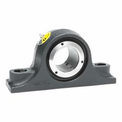 MOLINE BEARING Pillow Block Bearing: 1 7/16 in Bore, Spherical E Roller Bearing, Cast Iron, 2 Holes (MPN 29721107). Key specifications — Maximum Speed: 2,800 RPM; Mounting Bolt Size: 1/2 in; Brand: MOLINE BEARING.