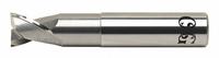 OSG Square End Mill: Carbide, 2 Flute, 1/4" Mill Dia, 1/4" LOC, 2-1/2" OAL (MPN 20230100)