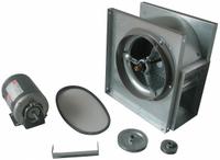 Blower: 12 3/4 in Wheel Dia, Belt Drive, Includes Drive Pack, 1,910 cfm, 3/4 hp, 208-230/460V AC (MPN 7HR90). Key specifications — Rotation: CCW; Brand: DAYTON; Motor Housing Design: Open Motor; Nominal Voltage: 208-230/460V AC.