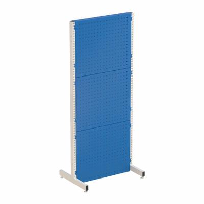 TRESTON Pegboard Floor Rack: Square, 3/8 in Peg Hole Size, 72 in x 30 in x 2 3/8 in - Square-Hole Pegboard Floor Racks