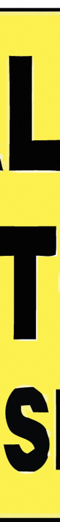 TENSABARRIER Acrylic Sign: Yellow, All Visitors Must Sign In Message, 11 in Overall Lg (MPN SG2-35-1114-250-H). Key specifications — Brand: TENSABARRIER; Color: Yellow; Message: All Visitors Must Sign In; For Use With: Sign Frames; Material: Acrylic.