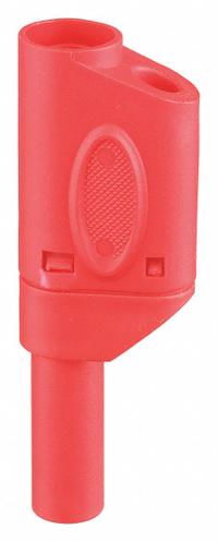 Banana Plug: CAT III 1000V, 2 1/8 in Lg, Brass, Nylon, 1,000 V Max Volt, 20 A Max Current, Red (MPN 5TXA6). Key specifications — Contact Material: Brass; Body Material: Brass; Brand: APPROVED VENDOR; Color: Red; Safety Rating: CAT III 1000V.
