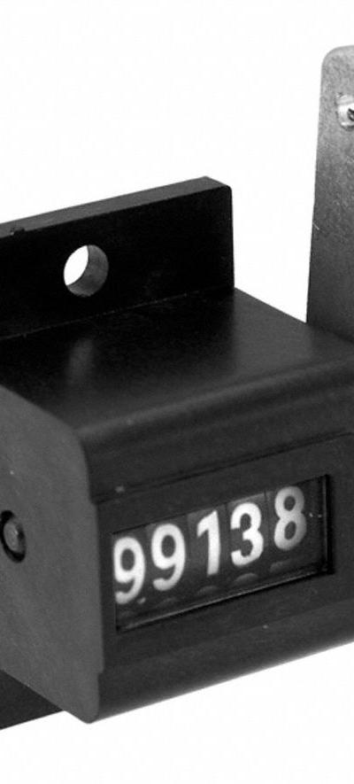 TRUMETER Mechanical Counter: Rear Panel Mounting - Electromechanical Counters