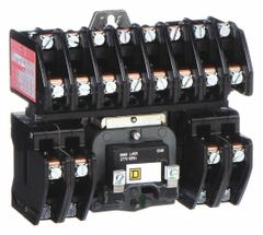 SQUARE D Lighting Magnetic Contactor: 12 Poles, 277V AC, 30 A, Electrically Held (MPN 8903LO1200V04). Key specifications — attr948947: SQUARE D.